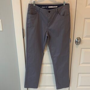 johnnie-O Gray Men's Pants 34x32